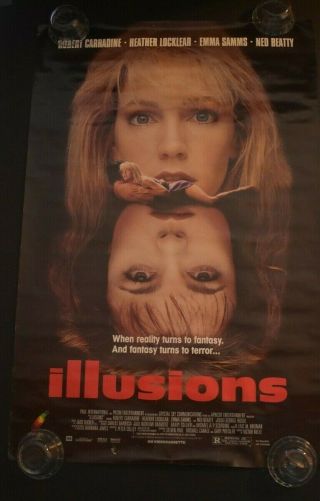 Illusions 1992 Movie Poster Heather Locklear Emma Sands Ned Beatty