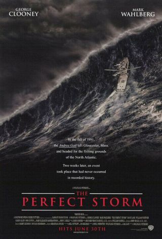 The Perfect Storm (2000) Movie Poster,  Ss,  Nm,  Rolled