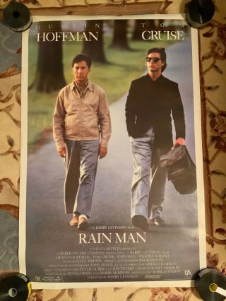 Rain Man (1988) Movie Poster - Rolled - Tom Cruise - Dustin Hoffman