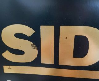 Sid and Nancy Movie Poster 1986 - Gary Oldman 26x39.  5 Gold Foil Letters 2