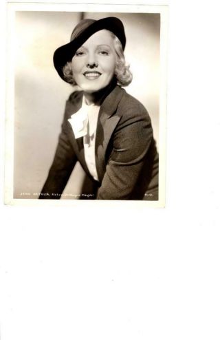 History Is Made At Night 1937 Release 8x10 Movie Still Jean Arthur