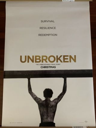 Unbroken: Path To Redemption 27x40 D/s Theatrical Movie Poster 2 - Sided
