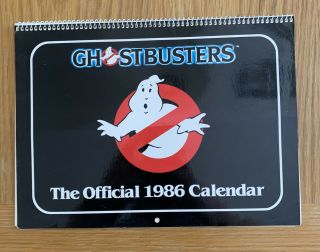 Ghostbusters Vtg 1986 Official Wall Calendar