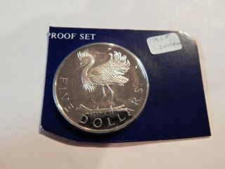 1979 British Virgin Islands $5 Silver Coin
