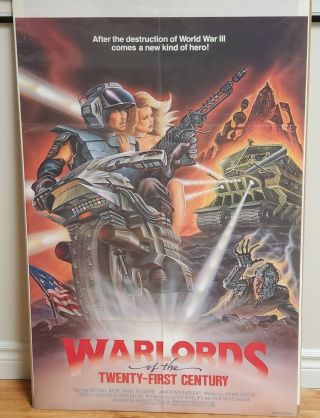 Warlords Of The 21st Century (1982) One Sheet Movie Poster
