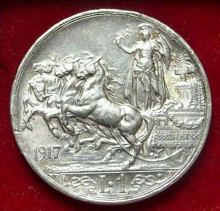Kingdom Of Italy - Vittorio Emanuele Iii - 1 Lire - 1917