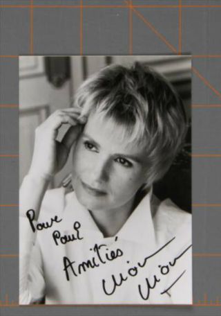 Miou - Miou Signed Inscribed Autograph Photo Written Note In The Back