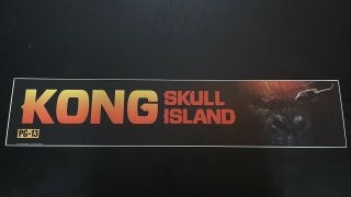 Kong Skull Island 5 X 25 Authentic Mylar Theater Marquee Poster Near
