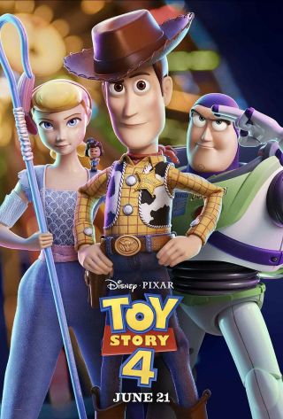 Toy Story 4 2019 Disney Advance Theatrical Movie Poster 27x40 Ds Tom Hanks