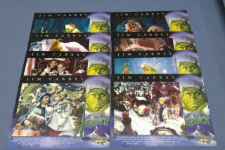 The Grinch - Jim Carrey (2000) - Lobby Card Set Of 8 - Dr.  Seuss