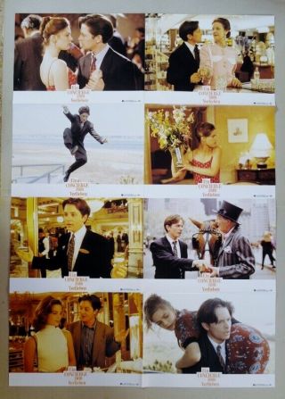 C66 Set Of 8 Vintage Lobby Cards For Love Or Money Michael J.  Fox,  Gabrielle An