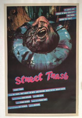 Street Trash 1987 Movie Poster 41 X 27