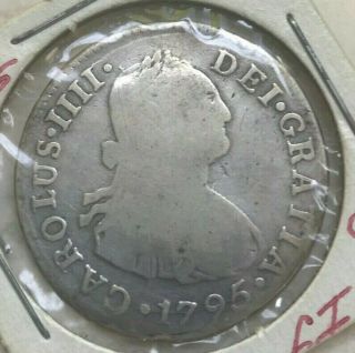 1795 Limae Ij Peru 2 Reales - Silver