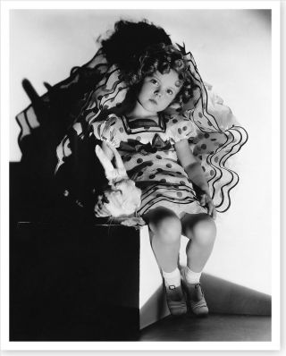 Movie Star Child Actress Shirley Temple Celebrity Silver Halide Photo
