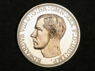 Great Britain 1936 1 Crown (5 Shilling) Edward Viii Silver Proof - Modern Issue
