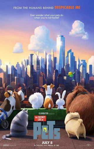 The Secret Life Of Pets Movie Poster 2 Sided Intl Final 27x40
