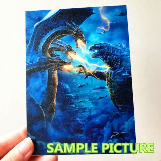 Godzilla King of the Monsters Movie (2019) Frost Surface Postcard Promo Card - gl 2