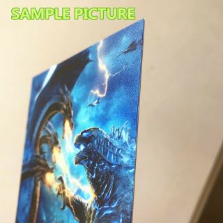 Godzilla King of the Monsters Movie (2019) Frost Surface Postcard Promo Card - gl 3