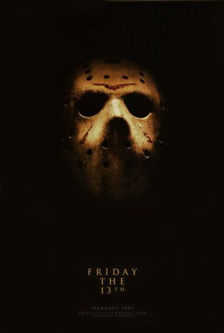 Friday The 13th (2009) Movie Poster Advance,  Ss,  Nm,  Rolled