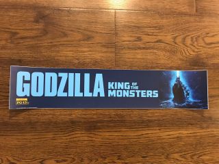 Godzilla King Of The Monsters 5 " X 25 " Large Movie Theater Mylar Poster 5x25