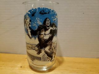 Vintage 1976 King Kong Coca - Cola Drinking Glass Twin Towers York City