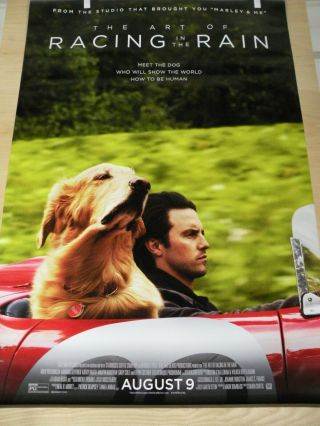 The Art Of Racing In The Rain - Double Sided Movie Poster 27 X 40