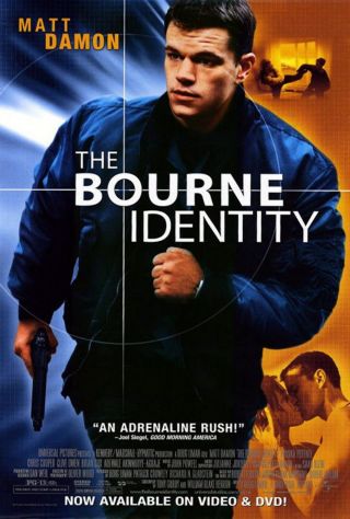 The Bourne Identity (2002) Dvd Movie Poster - Rolled