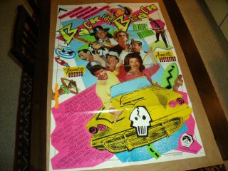 Movie Poster Back To The Beach 1987 Folded & Single Sided
