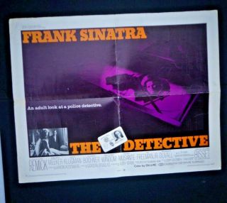 The Detective - Frank Sinatra - Lee Remick Half Sheet Movie Poster -