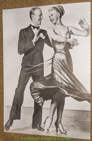Fred Astaire & Ginger Rogers Movie Poster Commercial Print 26x37 Dancing 1930 