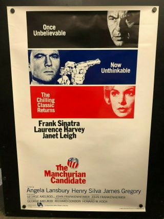 Vintage 1988 The Manchurian Candidate Movie Poster 27x41 1 - Sheet 1 - Sided