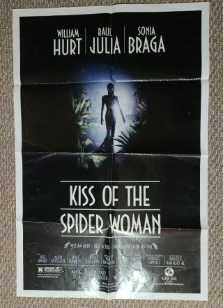 " Kiss Of The Spider Woman " 1985 1 Sheet Movie Poster -