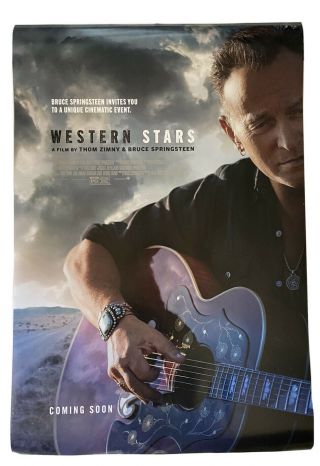 Western Stars Bruce Springsteen Movie Poster 27x40 Ds 2 - Sided Release