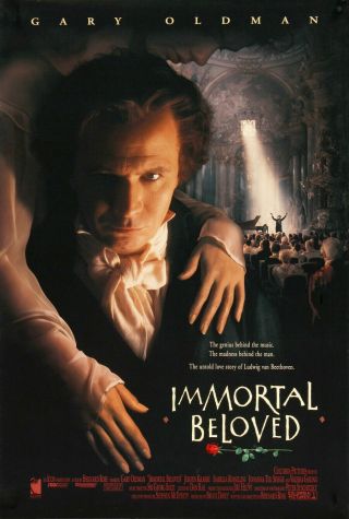 Immortal Beloved Movie Poster 2 Sided 27x40 Gary Oldman Beethoven