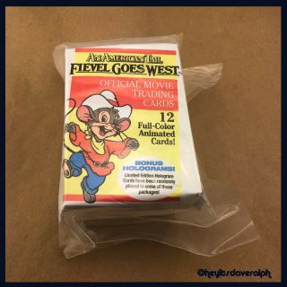 An American Tail - Fievel Goes West - Trading Cards - Complete Set