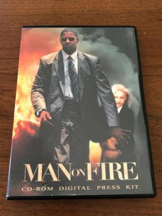 Man On Fire Press Kit W/cd Rom & Booklet - Denzel Washington,  Dakota Fanning