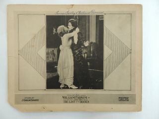 1919 Fox Silent Film Movie Lobby Card The Last Of The Duanes William Farnum