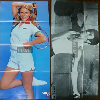 Cheryl Ladd Tennis Costume/ Bruce Lee Way Of Dragon 1981 Japan Large Poster Lp2