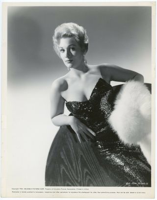 Glittering Blonde Bombshell Glamour Girl Kim Novak 1954 Photograph