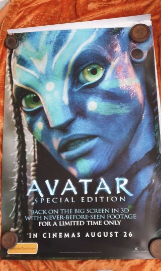 Avatar Special Edition 1 Sheet Movie Poster Aust Version