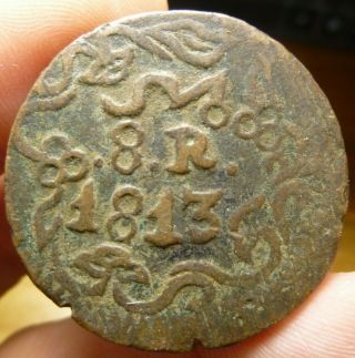 1813 Mexico War Of Independence Oaxaca Sud 8 Reales