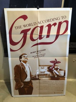 The World According To Garp,  Movie Poster,  One Sheet,  Robin Williams