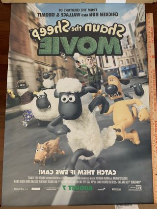 Shaun The Sheep 27x40 D/S Theatrical Movie Poster Double/ 2 - Sided 2