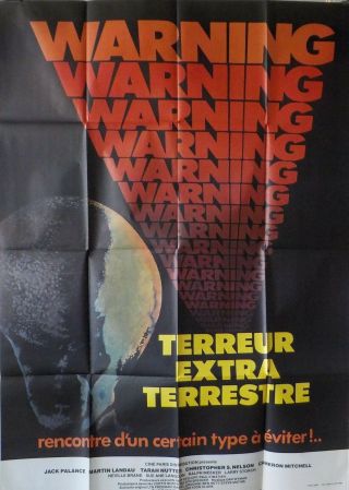 Without Warning 47x63 French 1980 Jack Palance