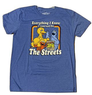 Sesame Street - Everything I Know I Learned On The Streets T - Shirt (size L) - A32