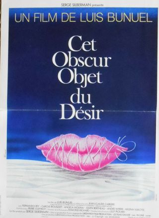 That Obscure Object Of Desire 16x22 French 1977 Luis Bunuel