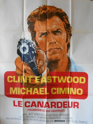 Thunderbolt And Lightfoot 47x63 French 1974 Clint Eastwood