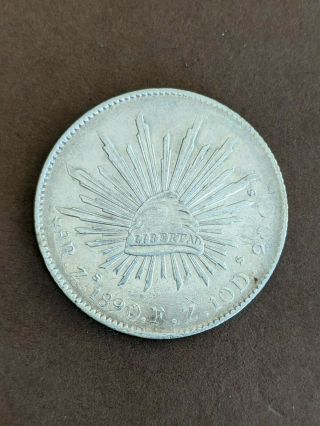 1890 Mexico Silver 8 Reales