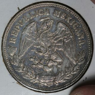 1903 Mexico Un Peso Silver Coin - Extra Fine,