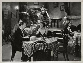 Claudette Colbert,  Clive Brook Orig 1931 Scene Still The Man From Yesterday
